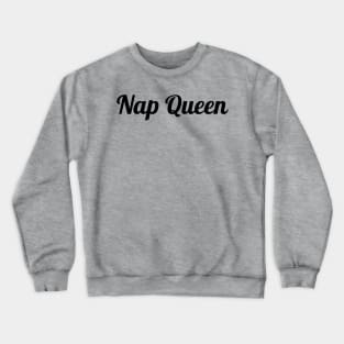 Funny Cute Woman Comfy Sleeping Sleep T-Shirts Crewneck Sweatshirt